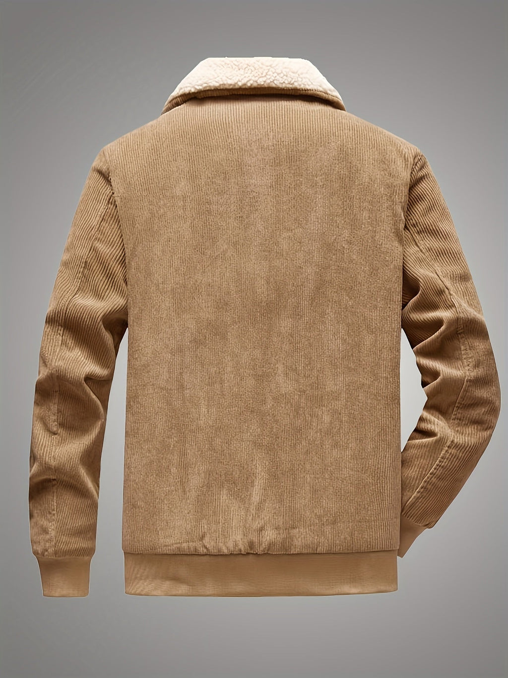 Daan | Men's Corduroy Teddy-Collar Bomber Jacket