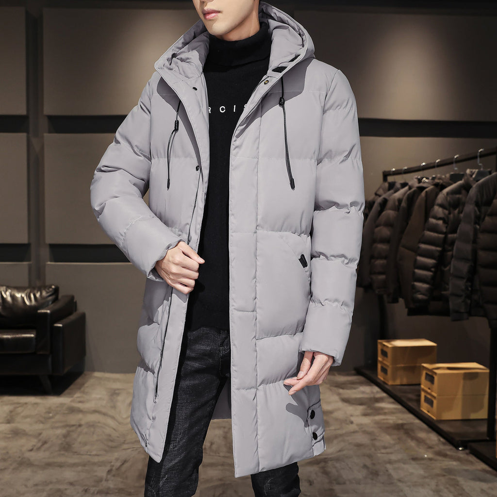 Daan | Men's Padded Hooded Long Winter Coat