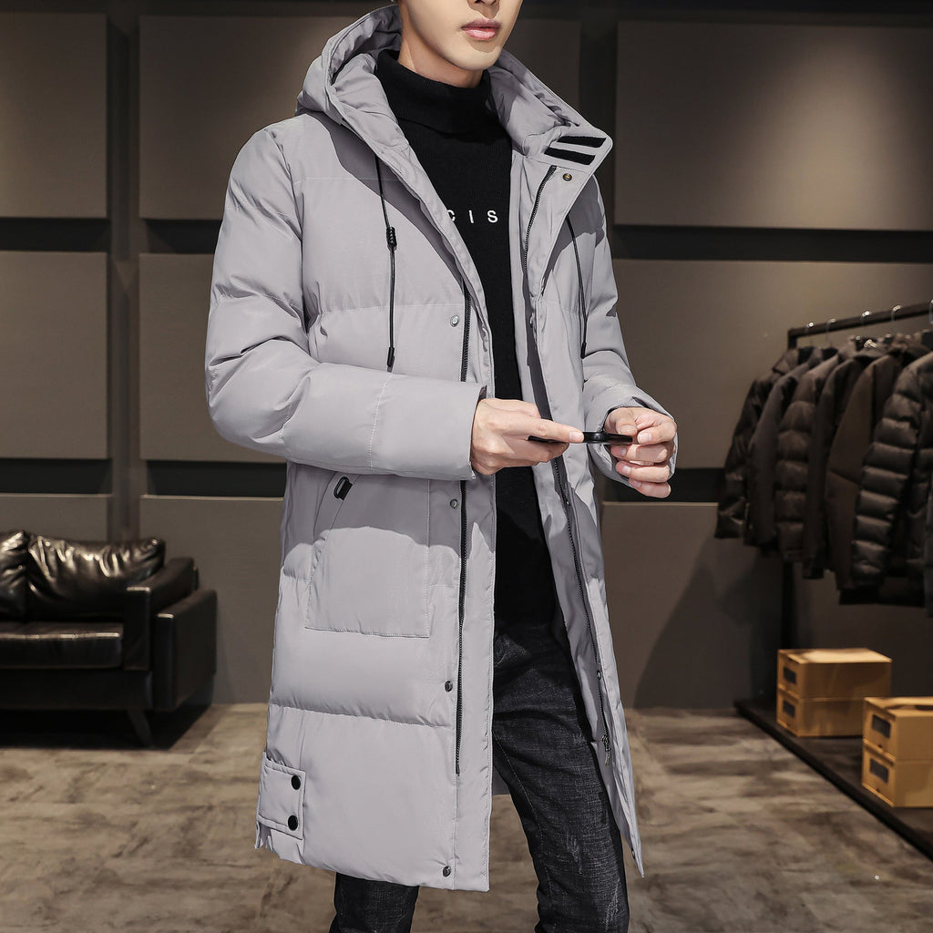 Daan | Men's Padded Hooded Long Winter Coat