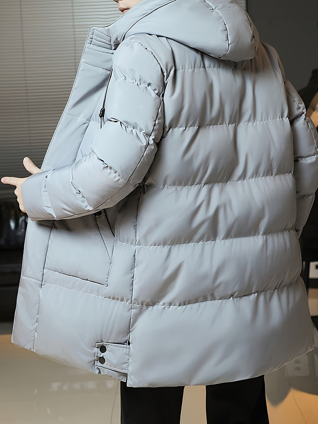 Daan | Men's Padded Long Hooded Parka