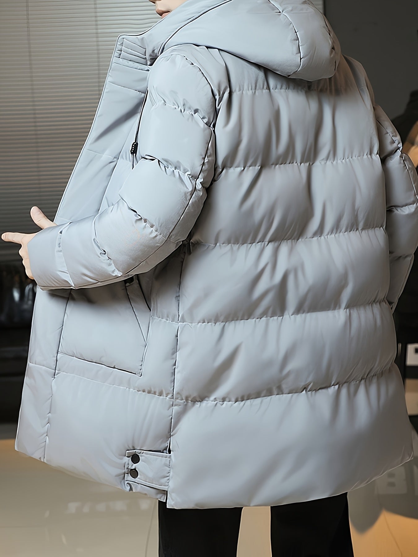 Daan | Men's Padded Long Hooded Parka