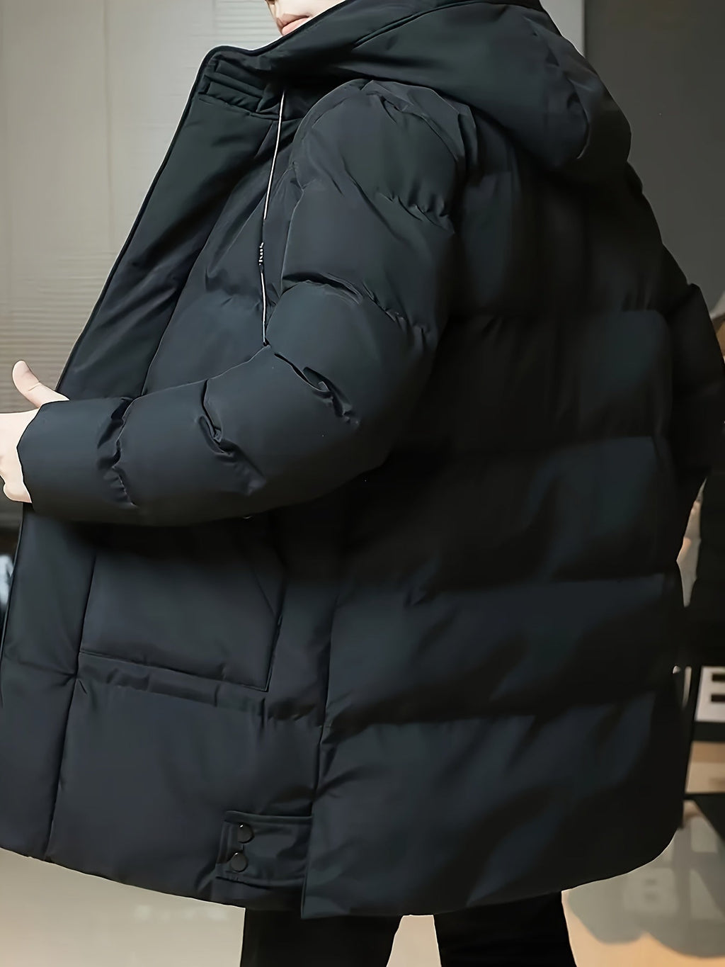 Daan | Men's Padded Long Hooded Parka