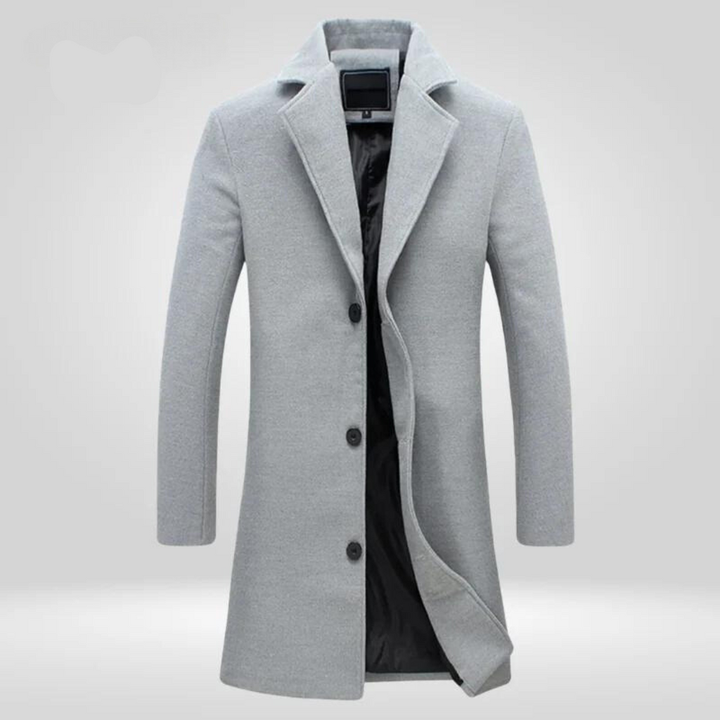 Daan | Men's Classic Long Wool Winter Coat