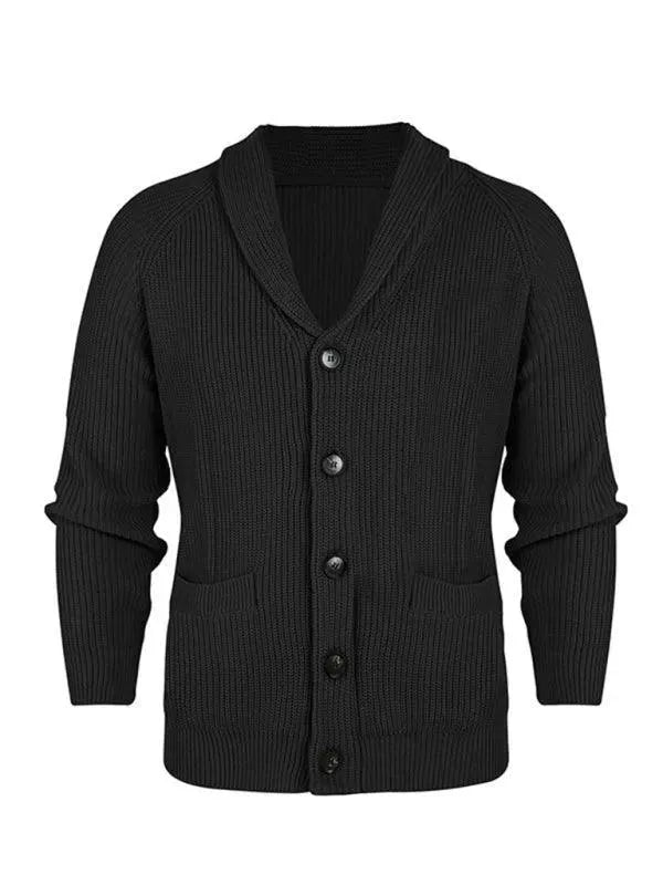Daan | Men's Shawl Collar Button Cardigan