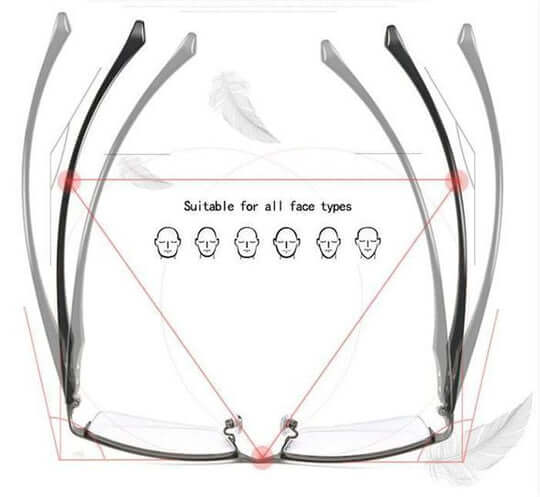 Women's Multifocal Reading Glasses with Blue Light Protection