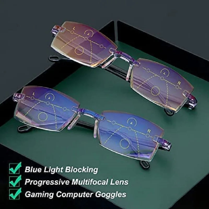 Women's Glasses with Clear Vision, Blue Light Protection and Durable Design