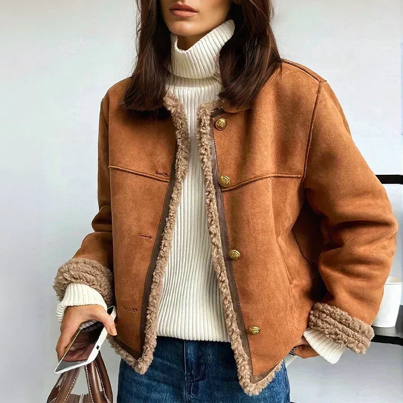 Charlie™ | Warm Elegant Leather Jacket