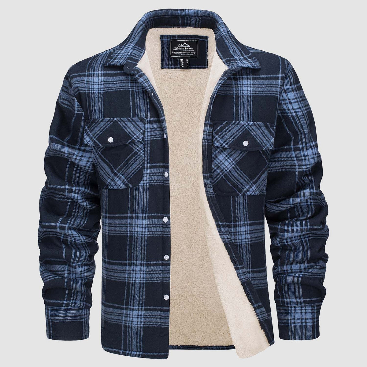 Arvid™ | Lined Checked Shirt Jacket