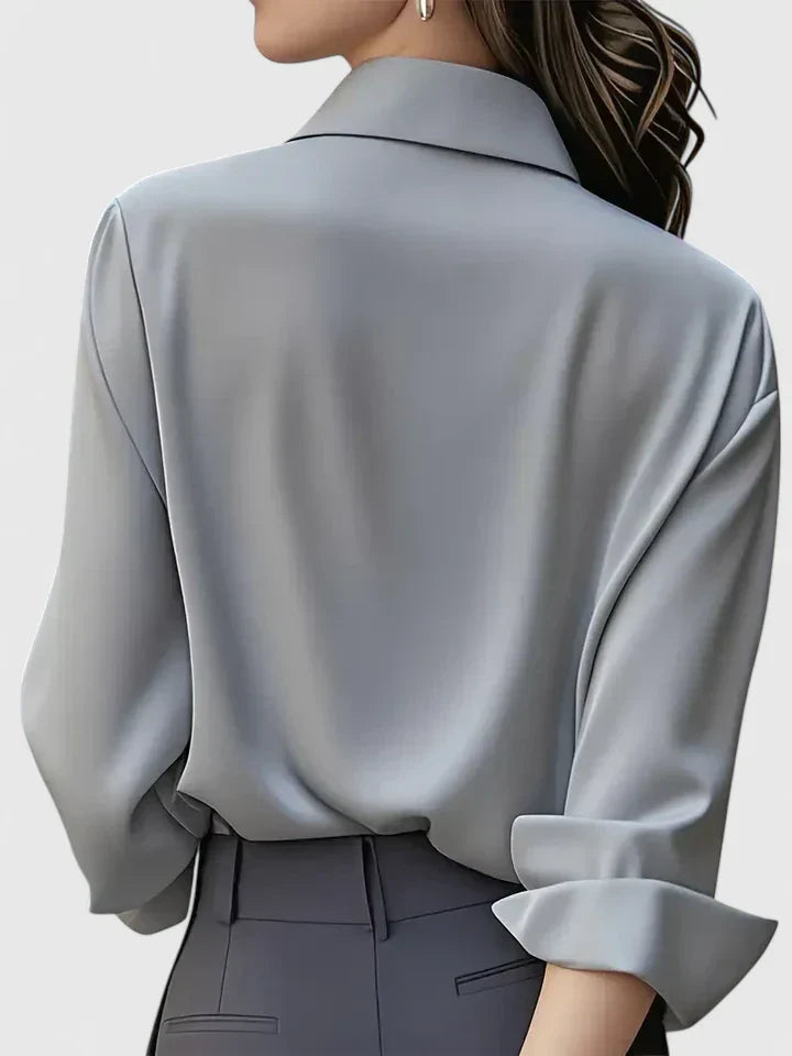 Melvaya Relaxed Top with Button Details