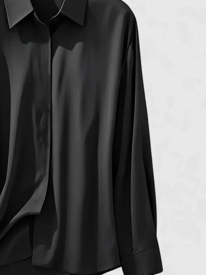 Melvaya Relaxed Top with Button Details