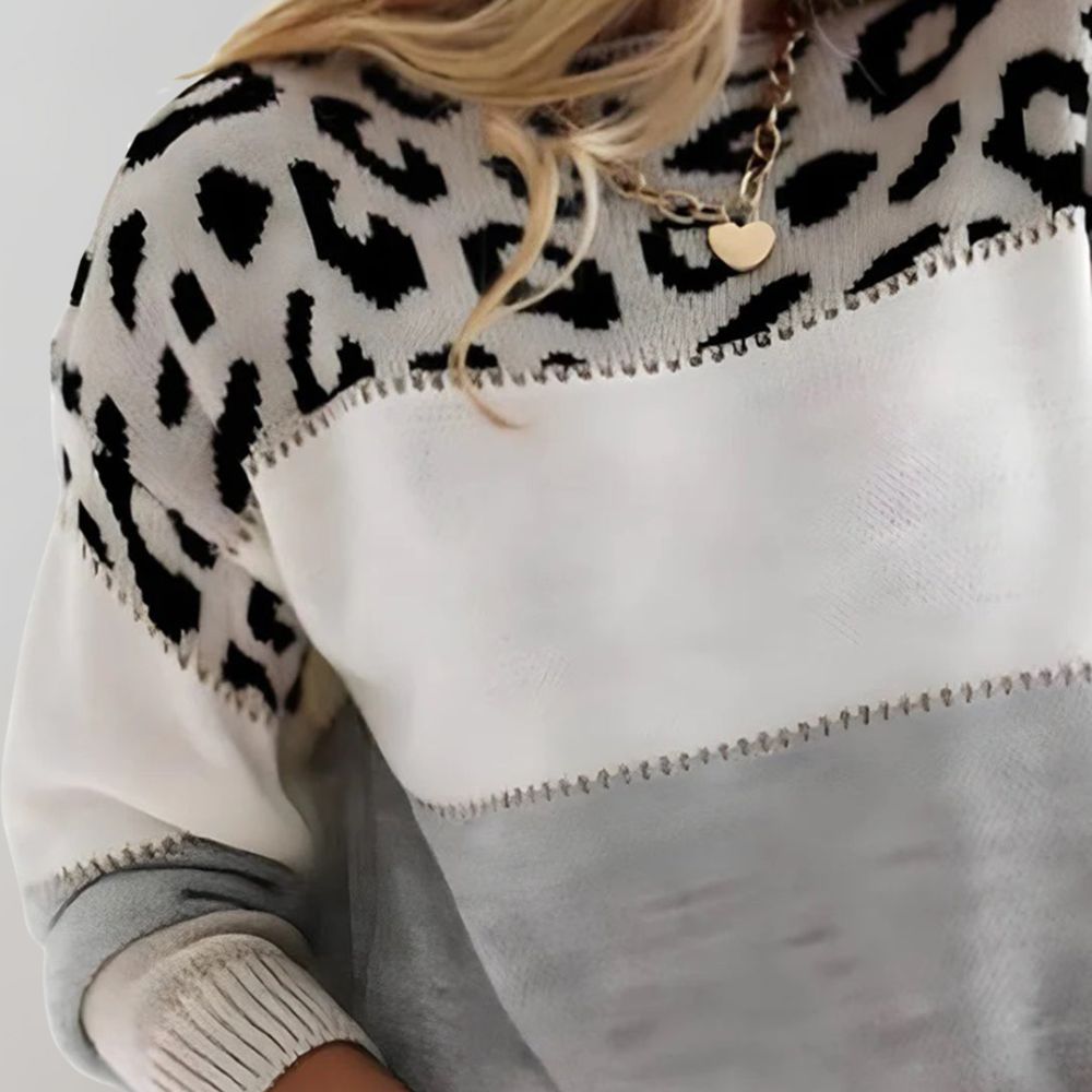 Elin | Women's Leopard Print Jumper