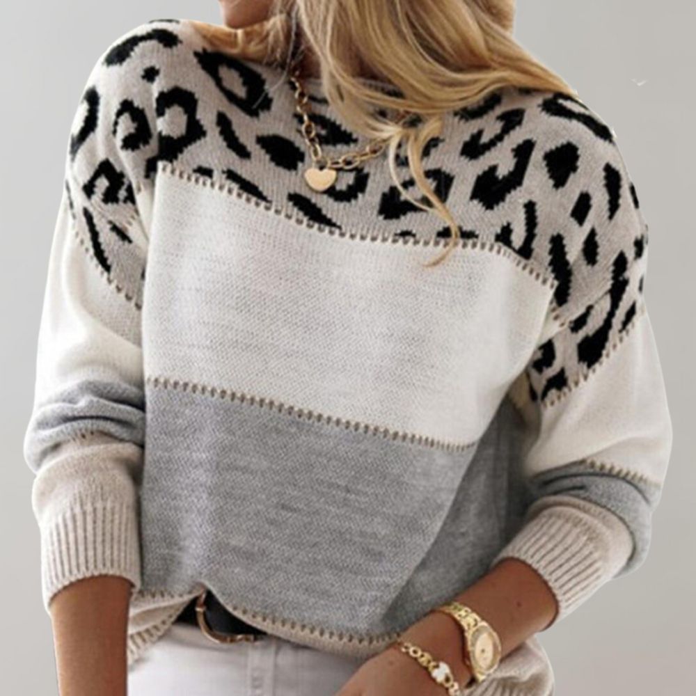Elin | Women's Leopard Print Jumper