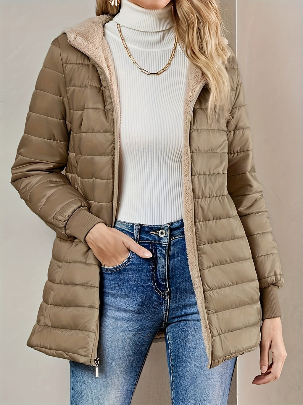 Eline | Women's Fleece-Lined Zip-Up Jacket