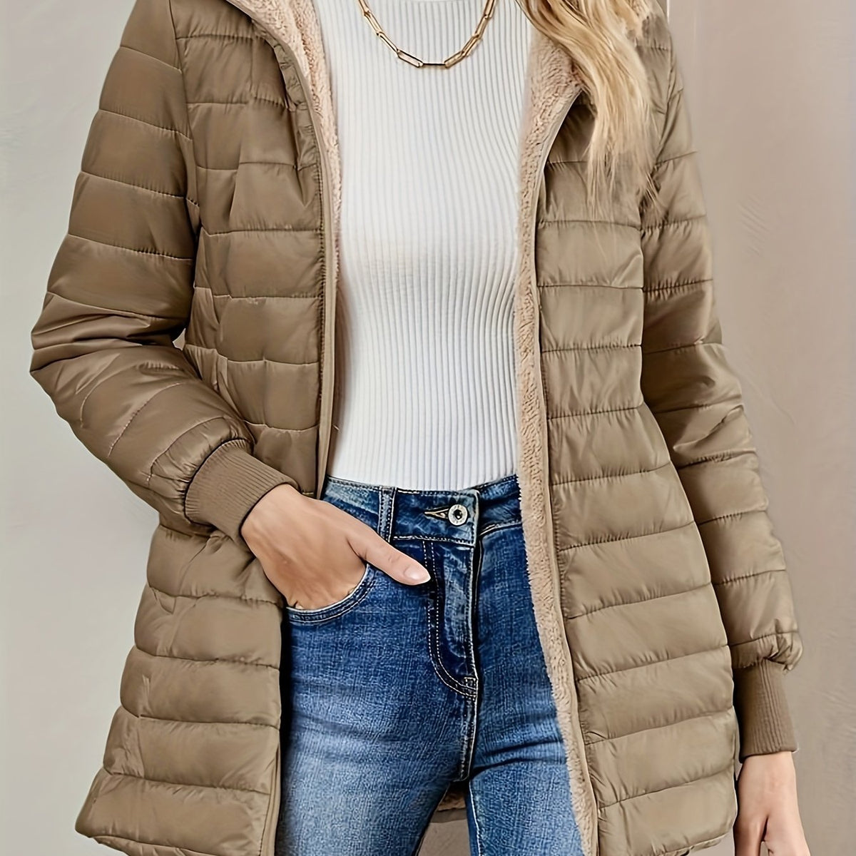 Eline | Women's Fleece-Lined Zip-Up Jacket