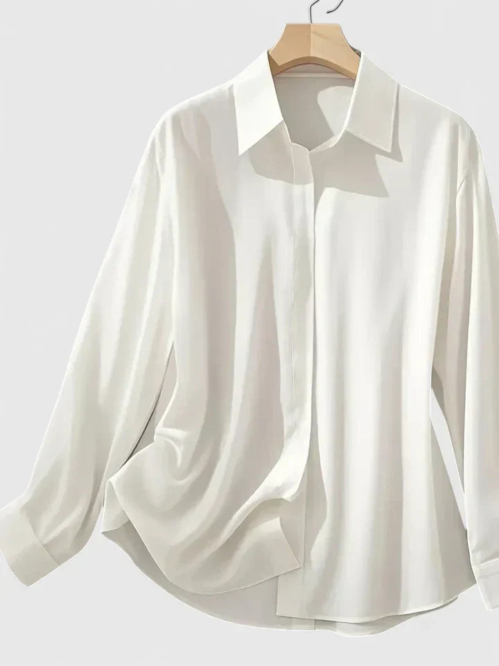 Melvaya Relaxed Top with Button Details