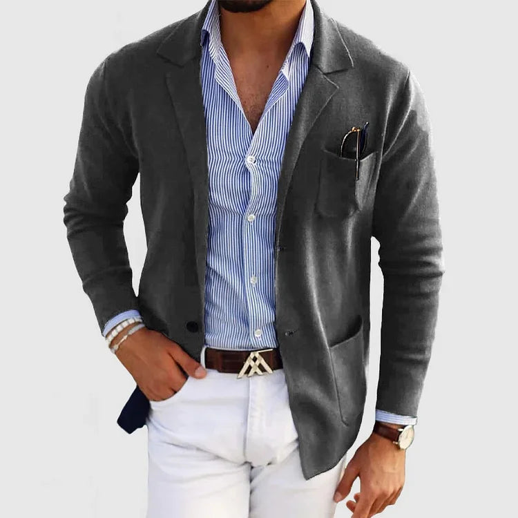 Dan | Stylish Men’s Blazer with Casual Flap Pockets