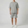 Men’s Cotton T-Shirt and Shorts Set – Casual Summer Sportswear Set