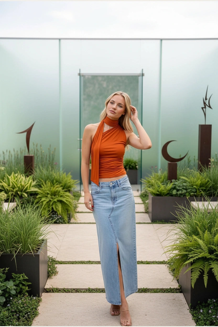 Women’s Top | Halterneck | Ruffles