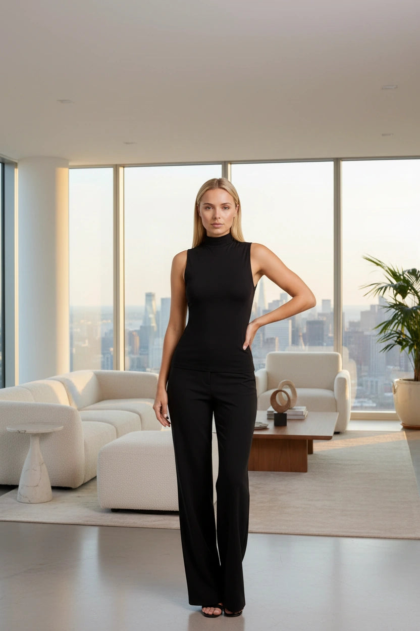 Vivienne Women’s Top | High Neck | Fitted Fit