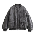 Fenna | Women's Oversized Quilted Bomber Jacket