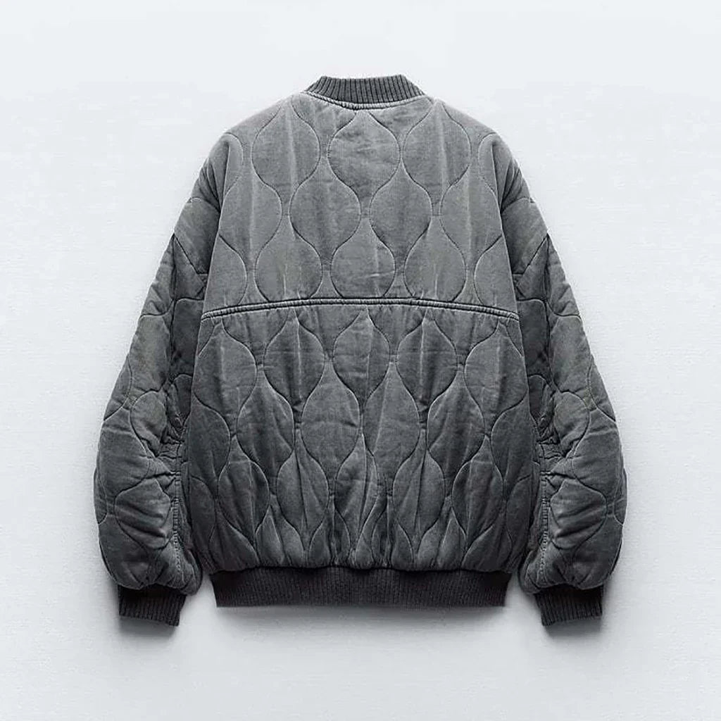 Fenna | Women's Oversized Quilted Bomber Jacket