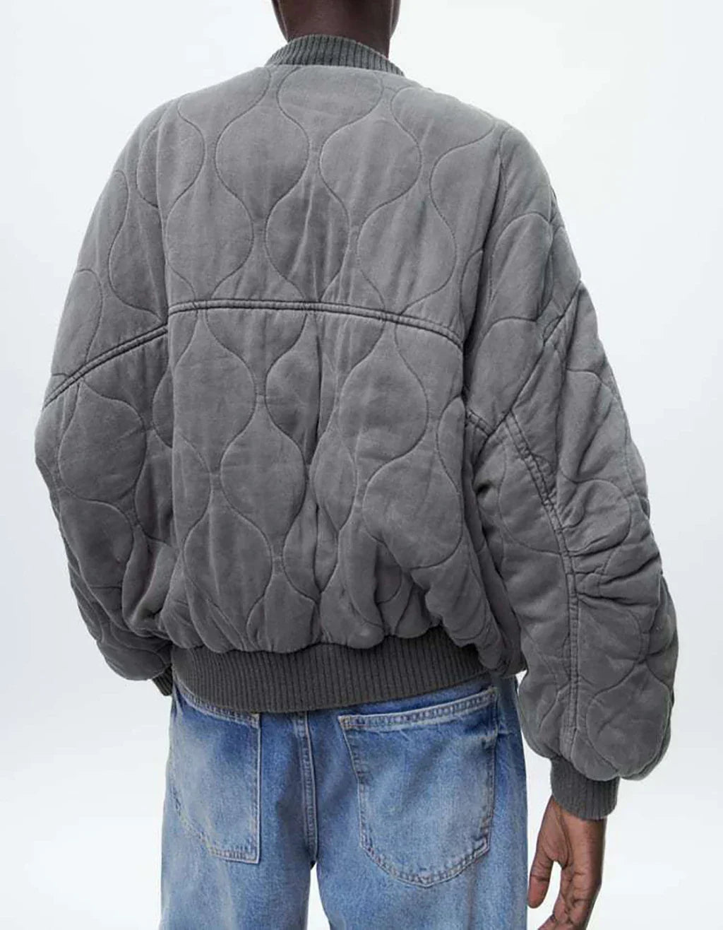 Fenna | Women's Oversized Quilted Bomber Jacket