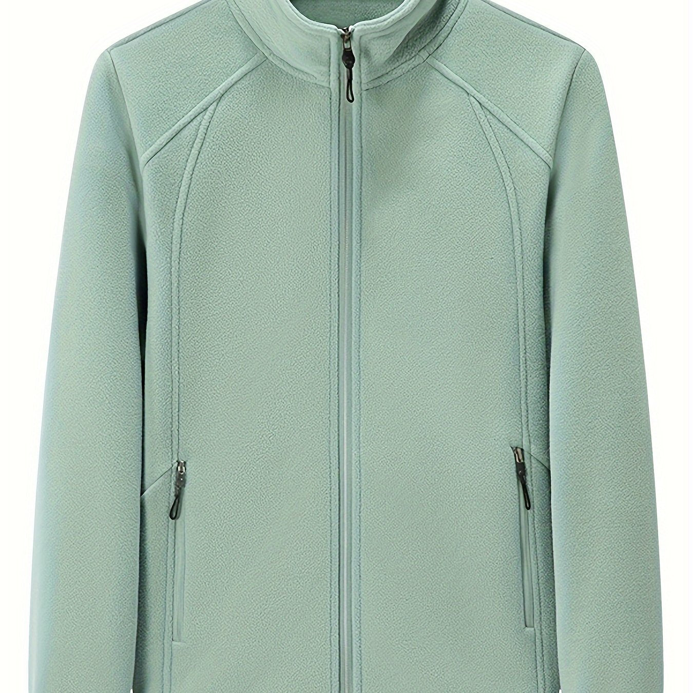 Elena | Women's Plush Outdoor Jacket with Stand Collar and Long Sleeves