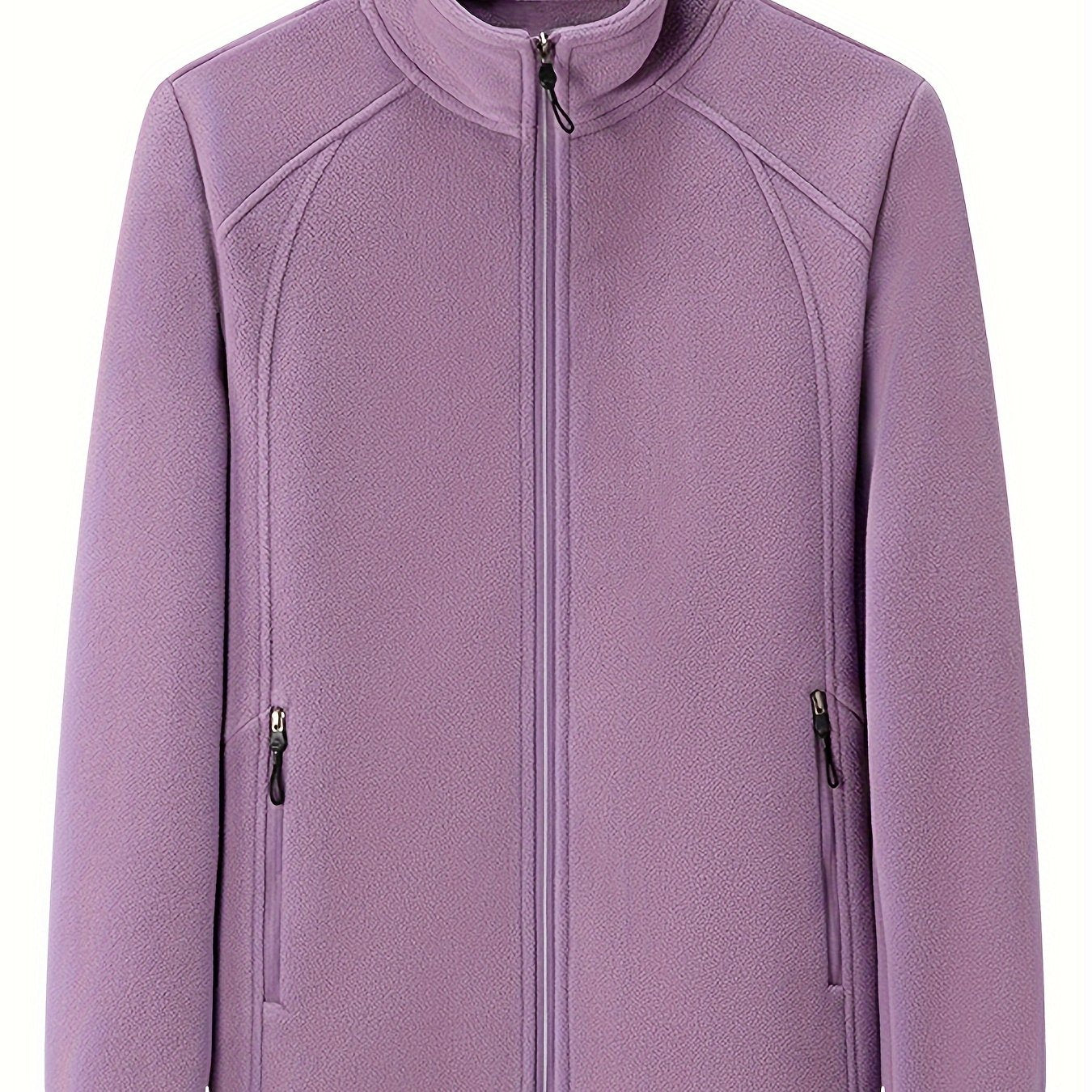 Elena | Women's Plush Outdoor Jacket with Stand Collar and Long Sleeves