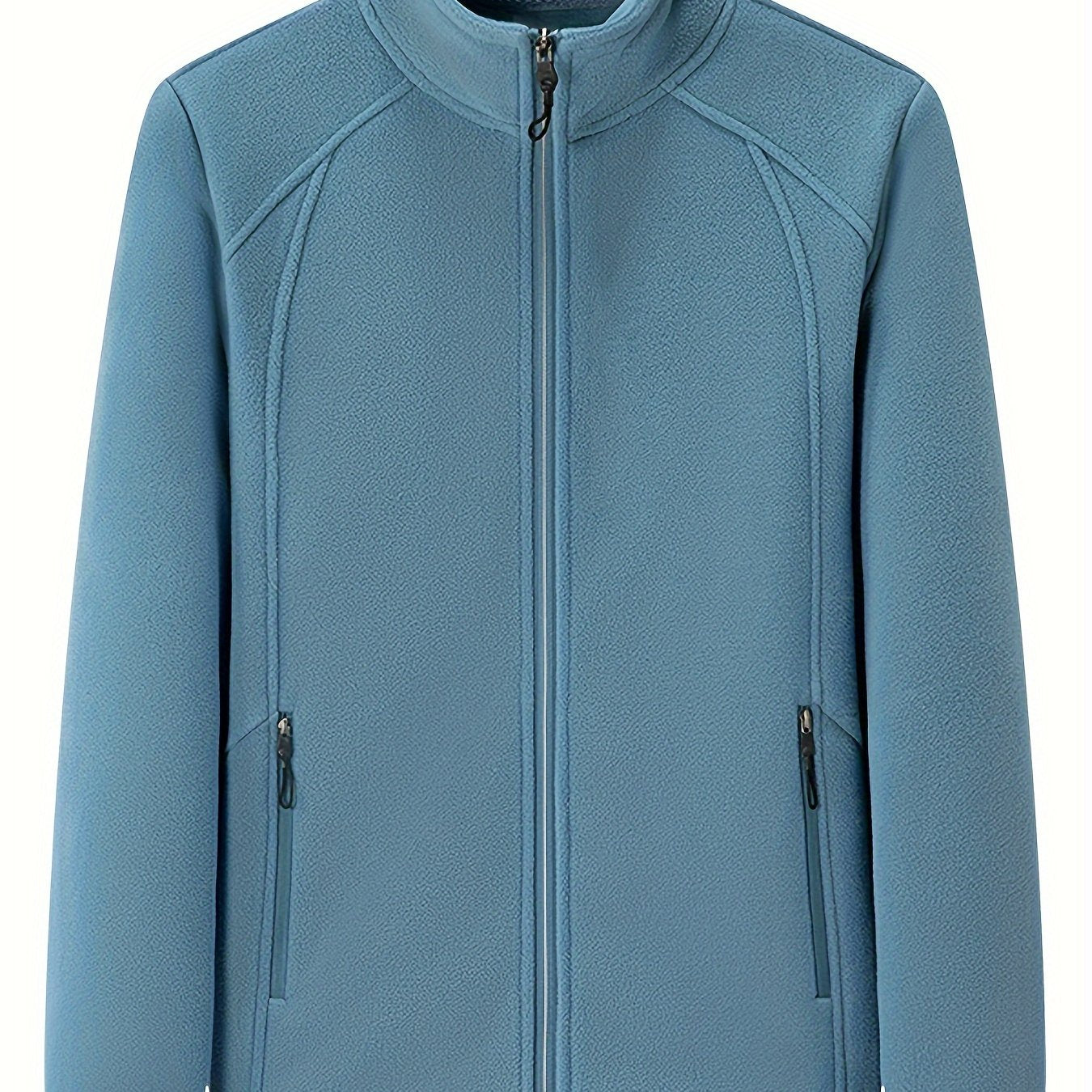 Elena | Women's Plush Outdoor Jacket with Stand Collar and Long Sleeves