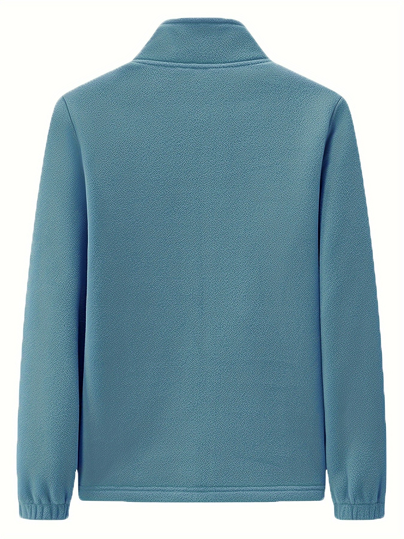 Elena | Women's Plush Outdoor Jacket with Stand Collar and Long Sleeves