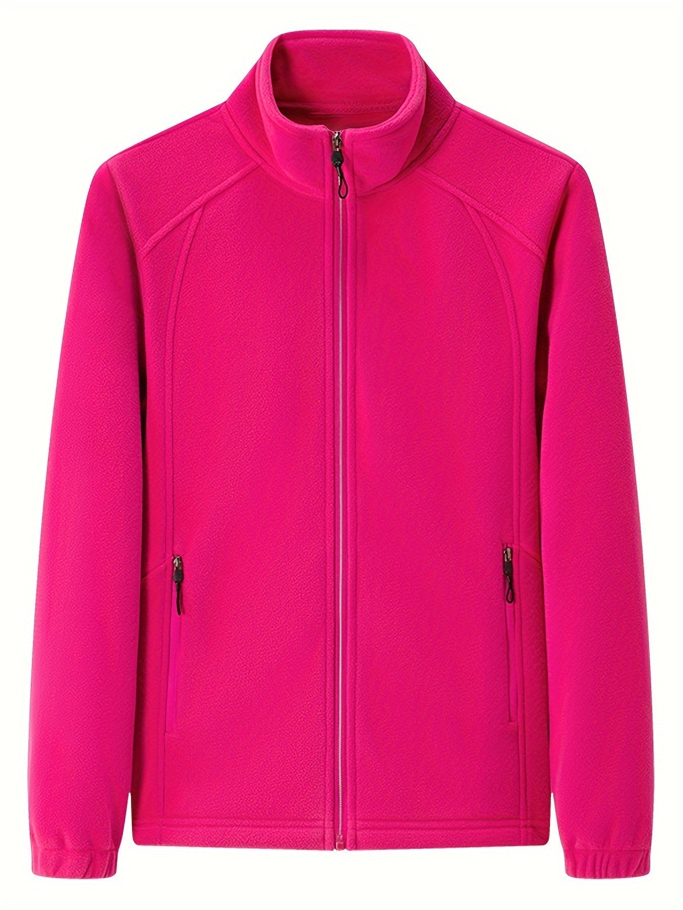 Elena | Women's Plush Outdoor Jacket with Stand Collar and Long Sleeves