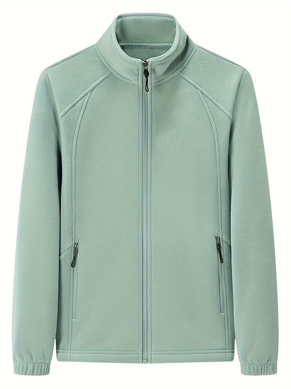 Elena | Women's Plush Outdoor Jacket with Stand Collar and Long Sleeves