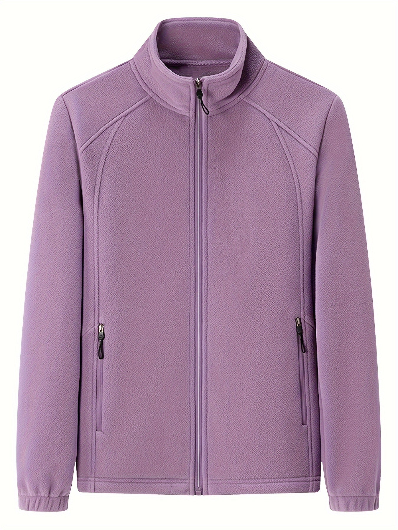 Elena | Women's Plush Outdoor Jacket with Stand Collar and Long Sleeves