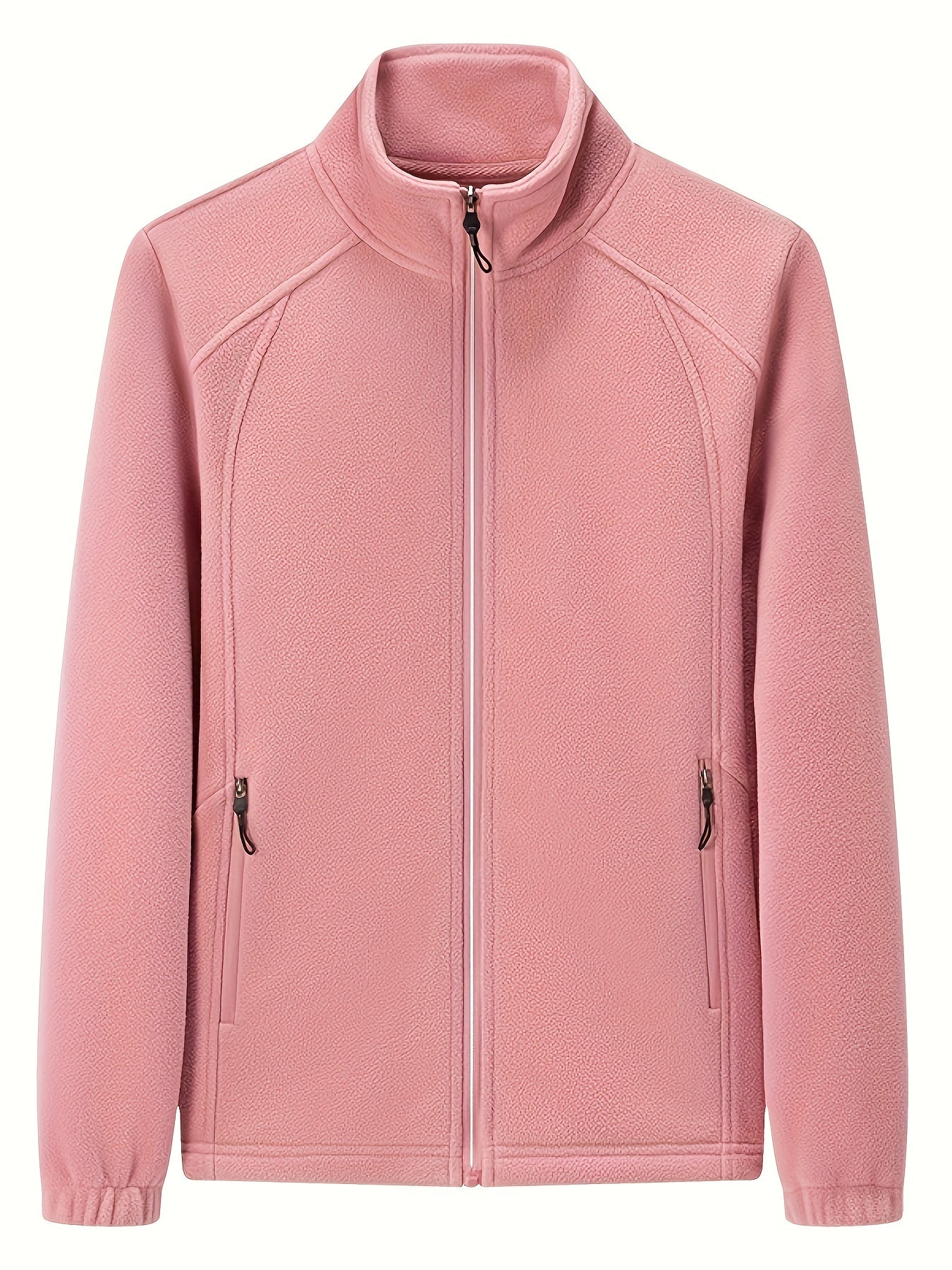 Elena | Women's Plush Outdoor Jacket with Stand Collar and Long Sleeves