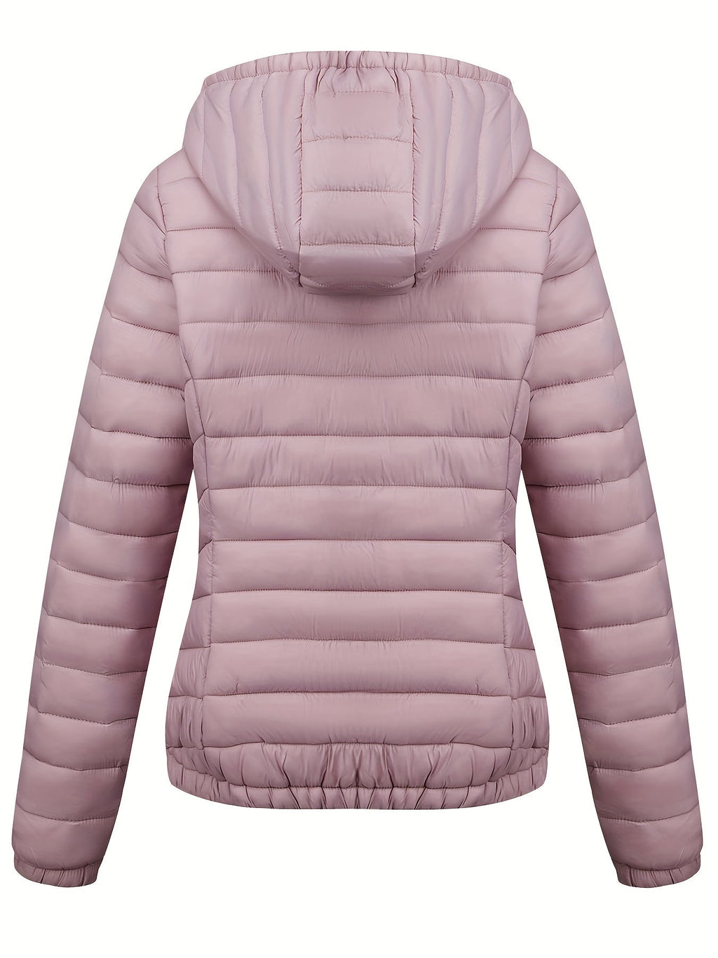 Fien | Women's Zip-Up Hooded Puffer Jacket with Slanted Pockets
