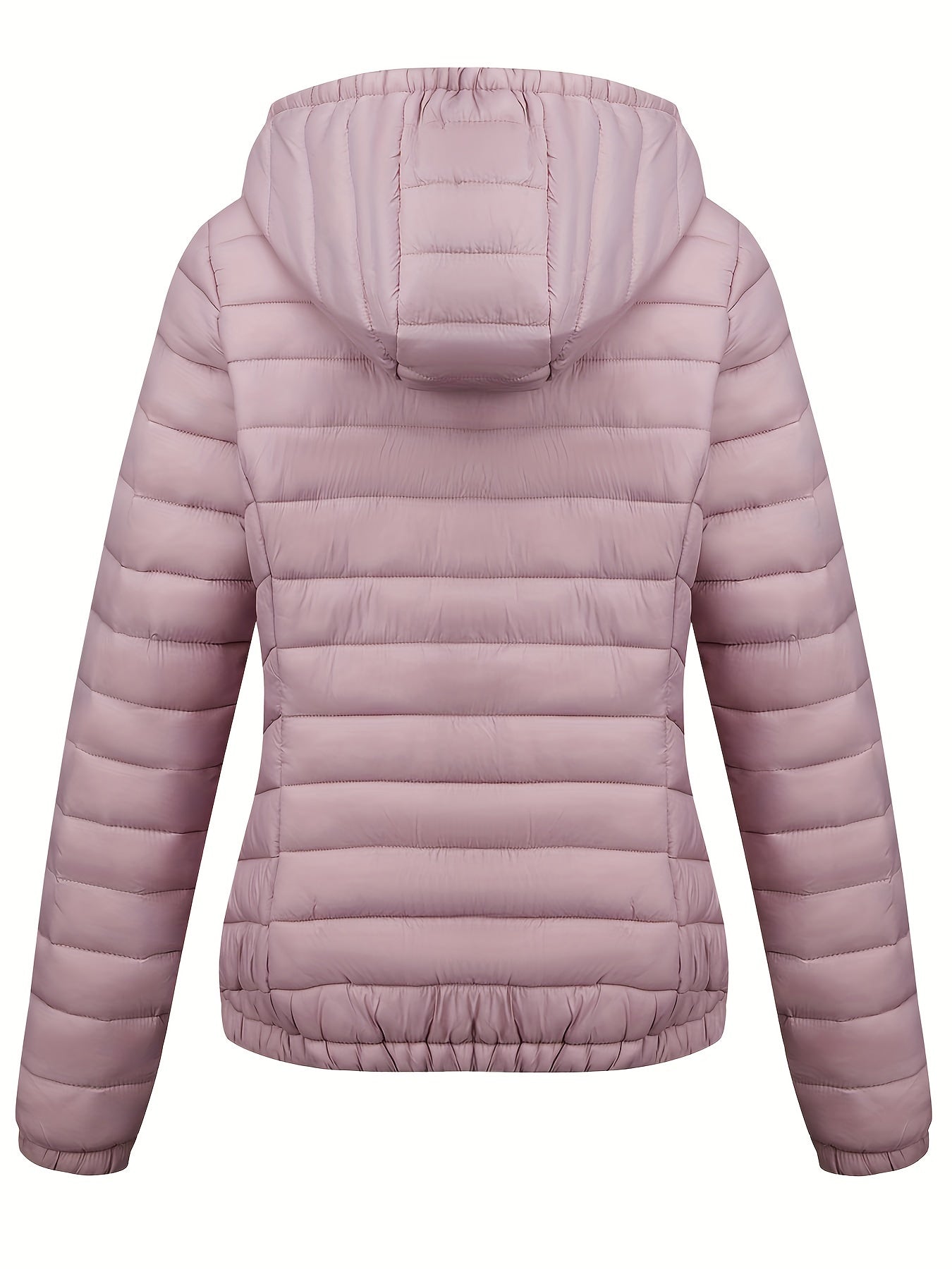 Fien | Women's Zip-Up Hooded Puffer Jacket with Slanted Pockets