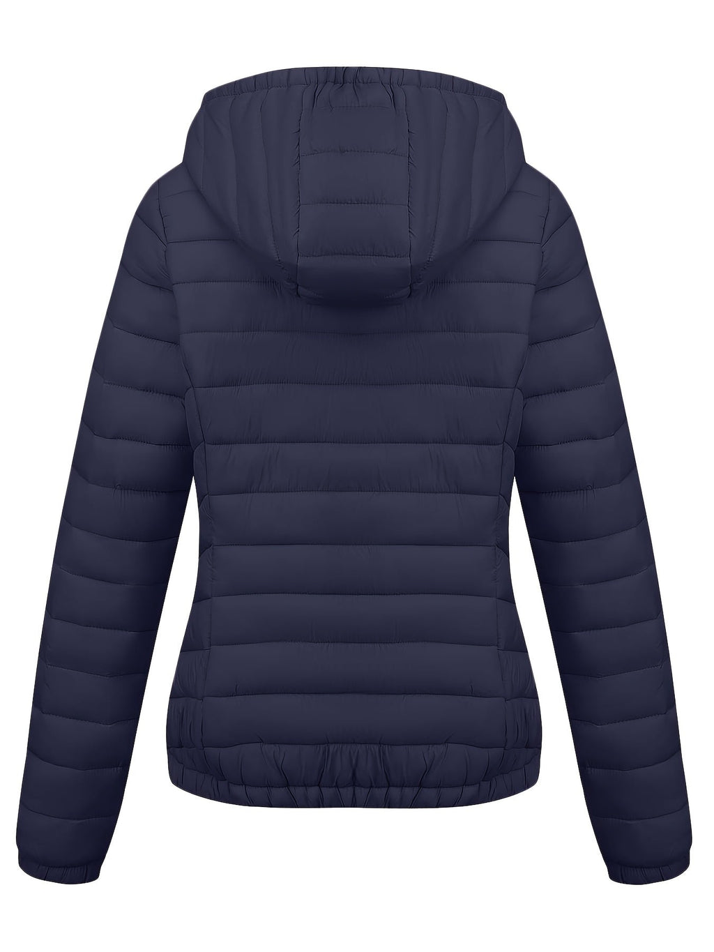 Fien | Women's Zip-Up Hooded Puffer Jacket with Slanted Pockets