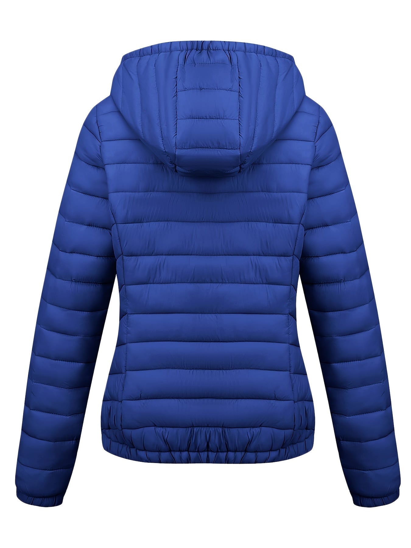 Fien | Women's Zip-Up Hooded Puffer Jacket with Slanted Pockets