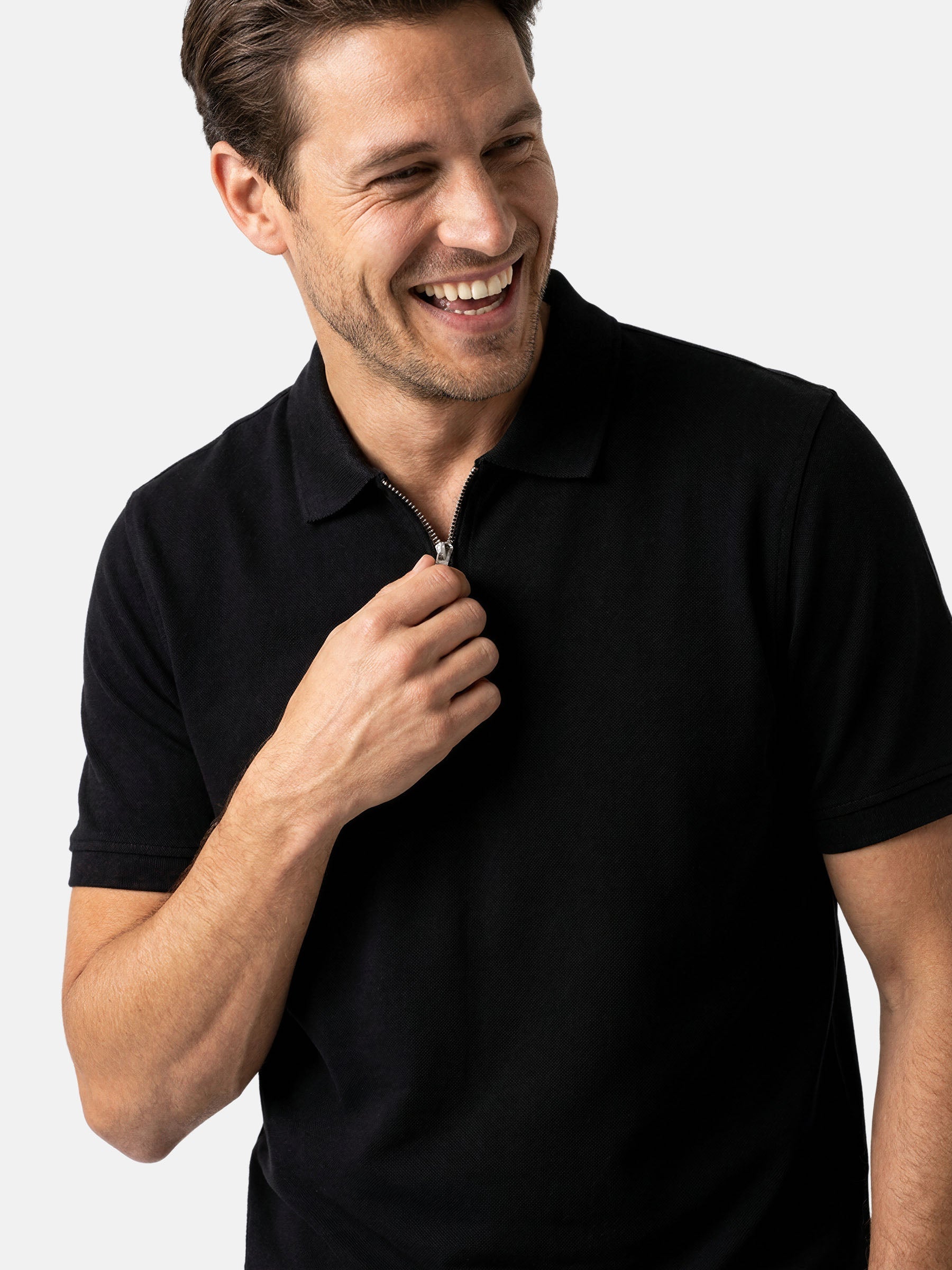 The Fintor Black Polo