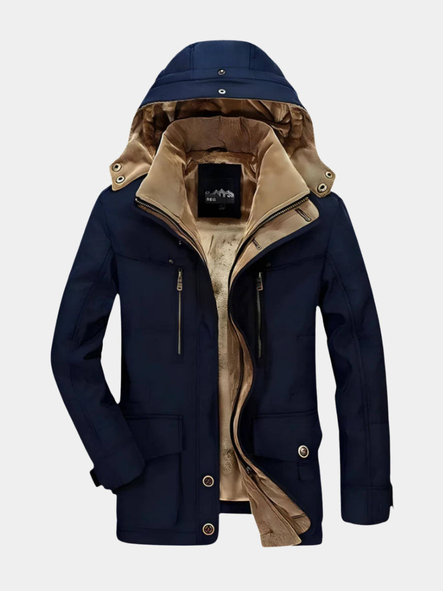 Francesco | Men's Lined Hooded Parka Winter Jacket