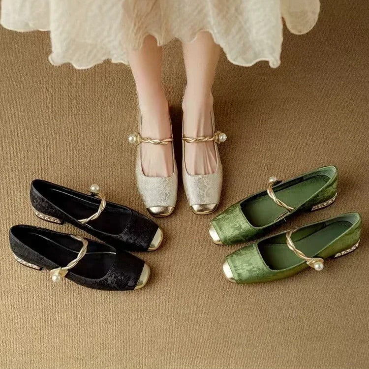Celeste Comfortable Block Heel Shoes