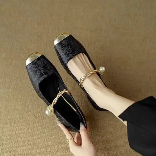 Celeste Comfortable Block Heel Shoes