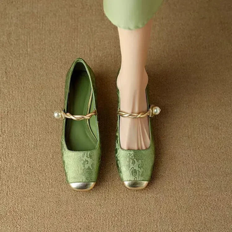 Celeste Comfortable Block Heel Shoes