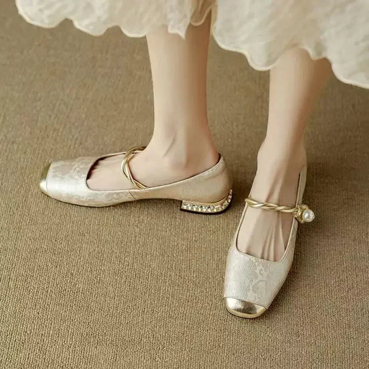 Celeste Comfortable Block Heel Shoes