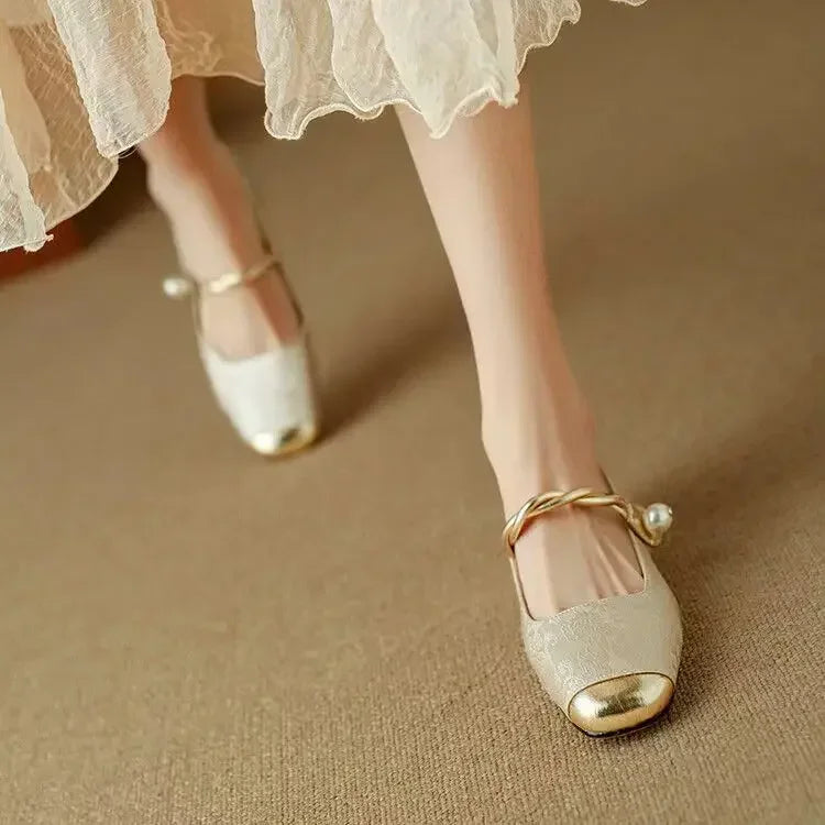 Celeste Comfortable Block Heel Shoes