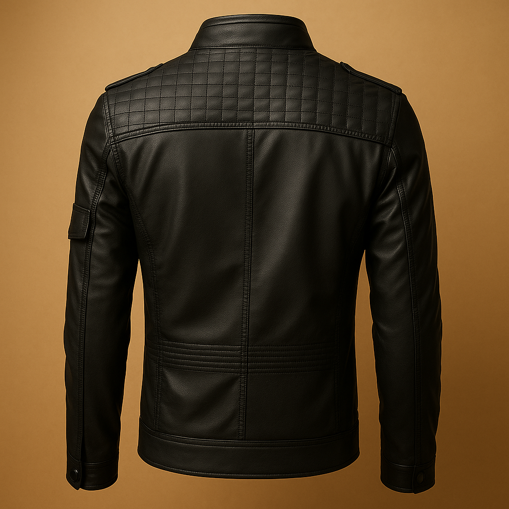 Quilted Jacket with Stand Collar