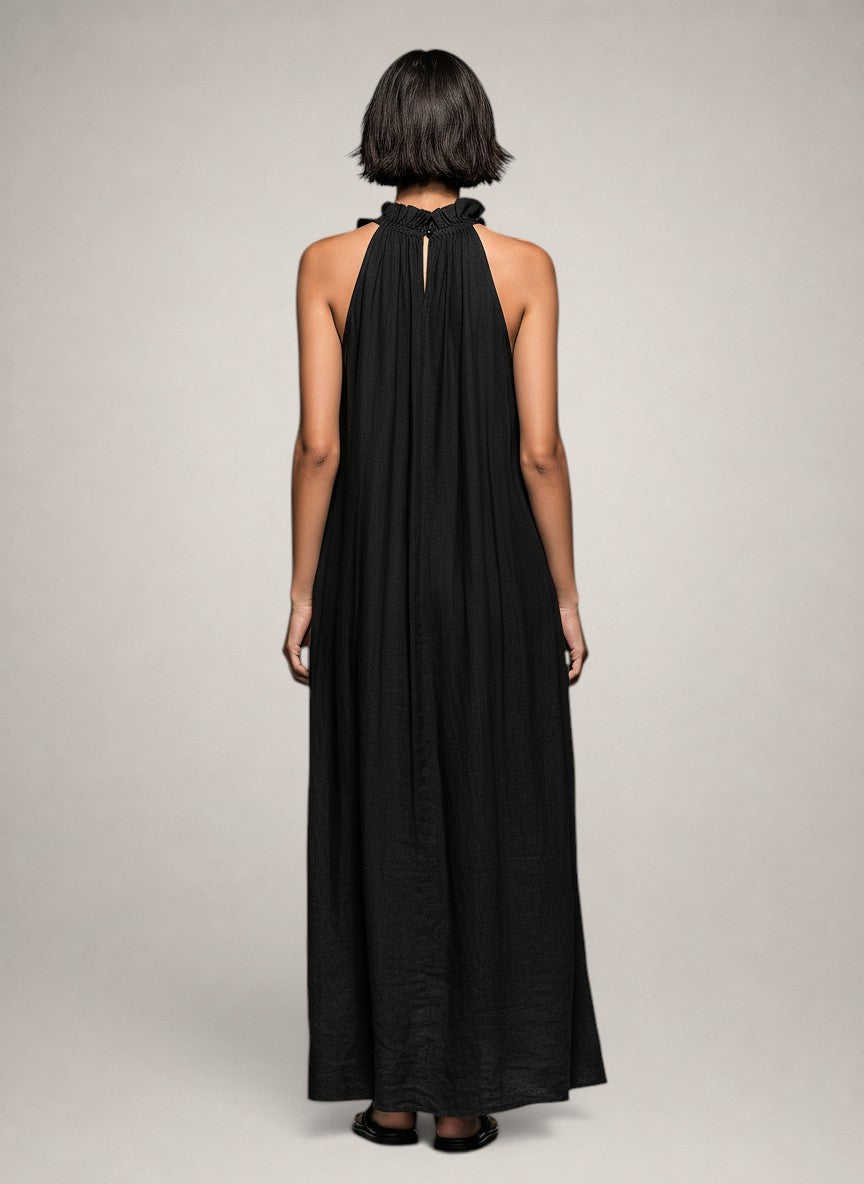 Helene Linen Maxi Dress