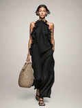Helene Linen Maxi Dress