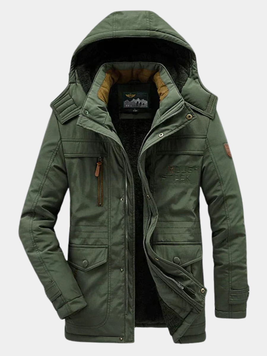 Hendrik | Men's Sherpa Lined Hooded Winter Jacket