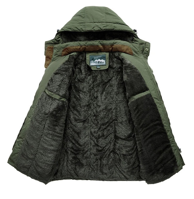 Hendrik | Men's Sherpa Lined Hooded Winter Jacket